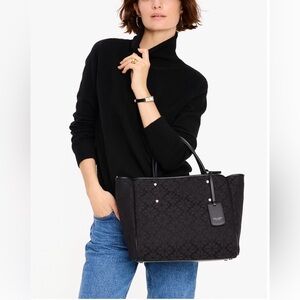 Kate Spade Flower Jacquard Medium Everything Tote